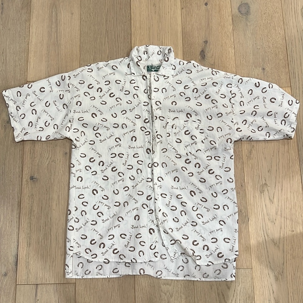 Vintage Good Luck Shirt Whispering Pines - L